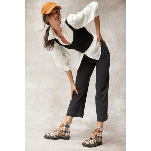 Anthropologie Maeve Cashmere Cropped Top - Large - Picture 3 of 7